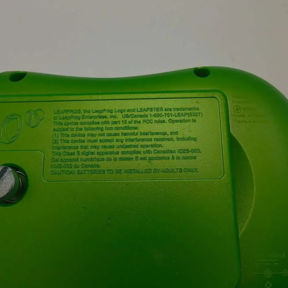 LeapFrog Leapster 2 Handheld Video Game System Green Kids Learning